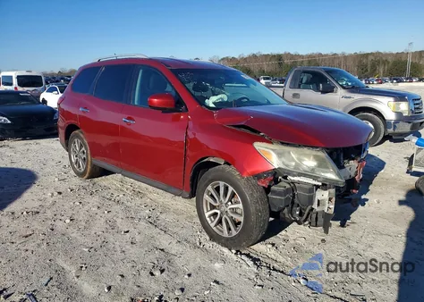2013 Nissan Pathfinder S z USA, uszkodzony, nr VIN 5N1AR2MN4DC661140